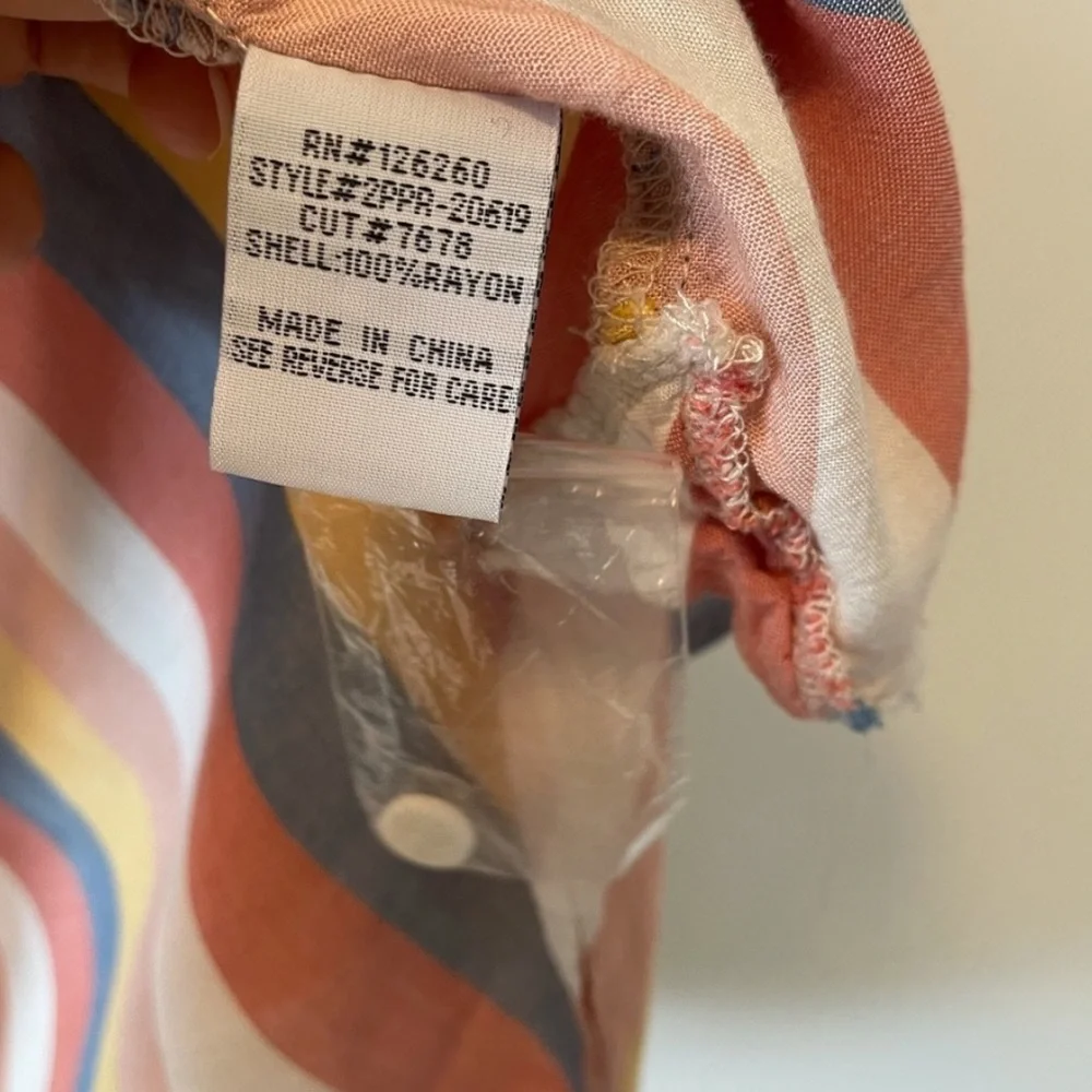 Velvet Heart Pastel Striped Shirt - Picture 7 of 11